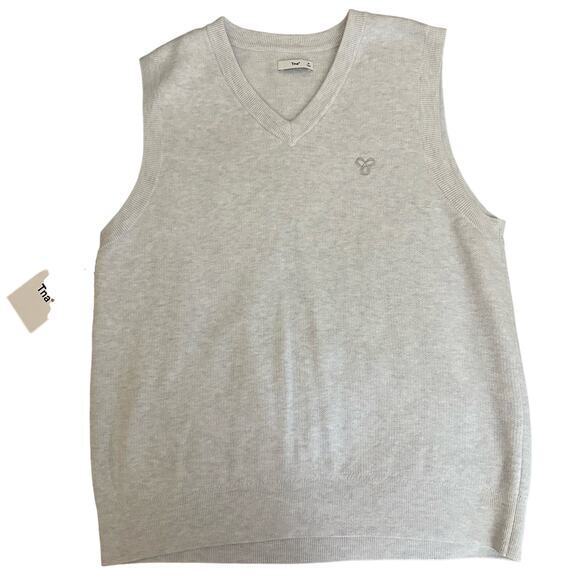 Aritzia Sweaters - Aritzia TNA Moore‎ Vest in HEATHER CLOUD
WHITE Size Medium 83356